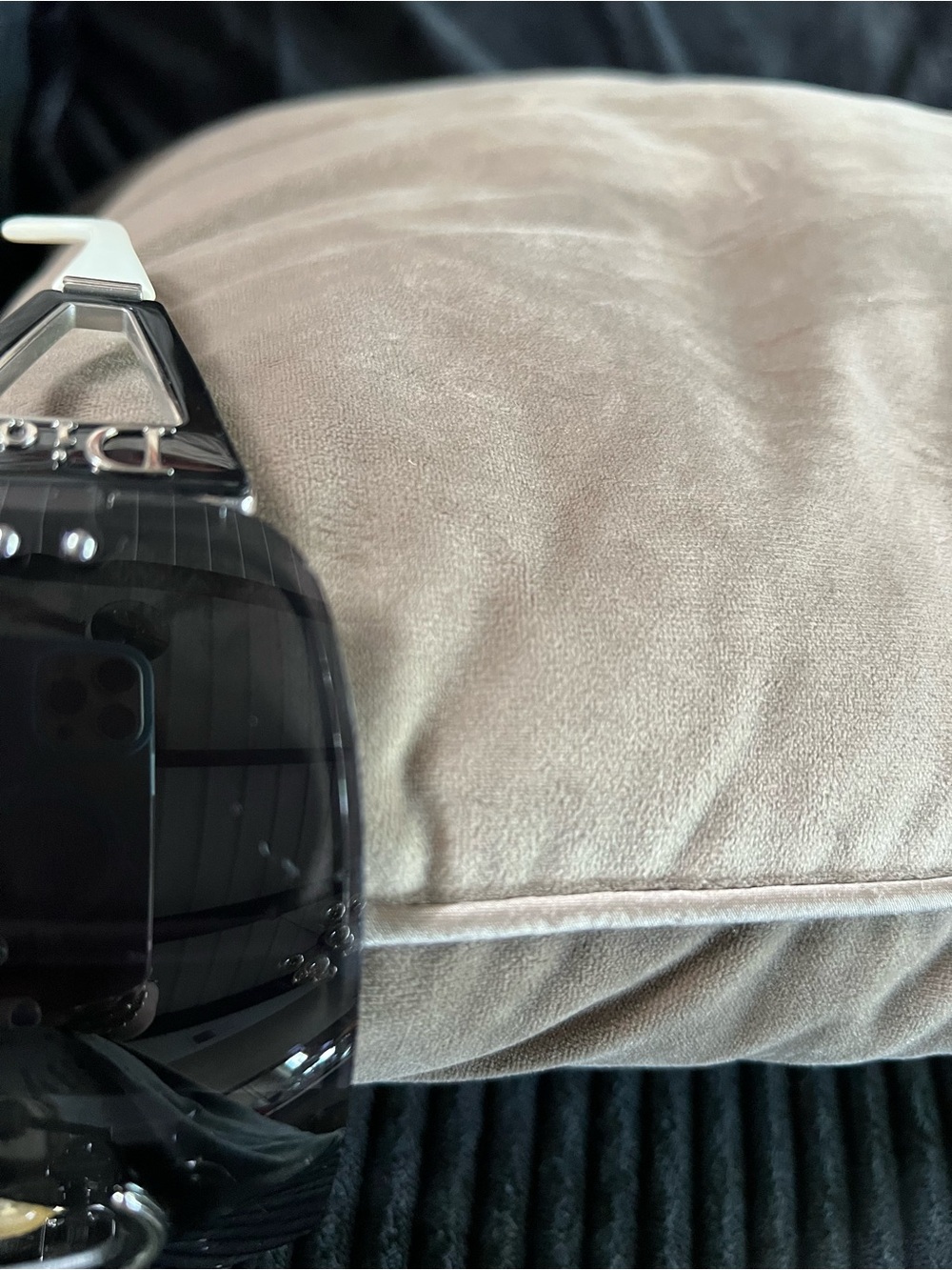 Dior Vintage ESCRIME 1 Black and White Shield Logo Sunglasses - Picture 11 of 11